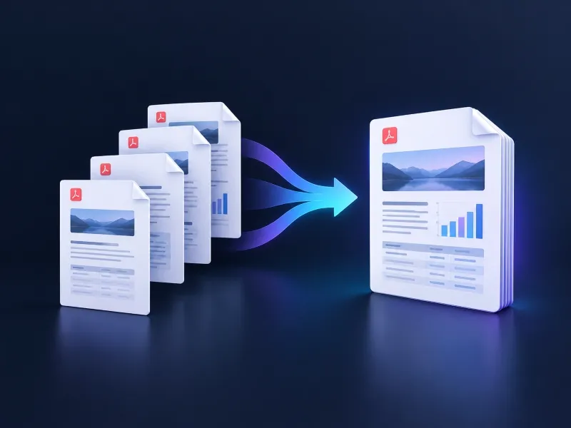 Merge PDF files into one organized document with DoMorely